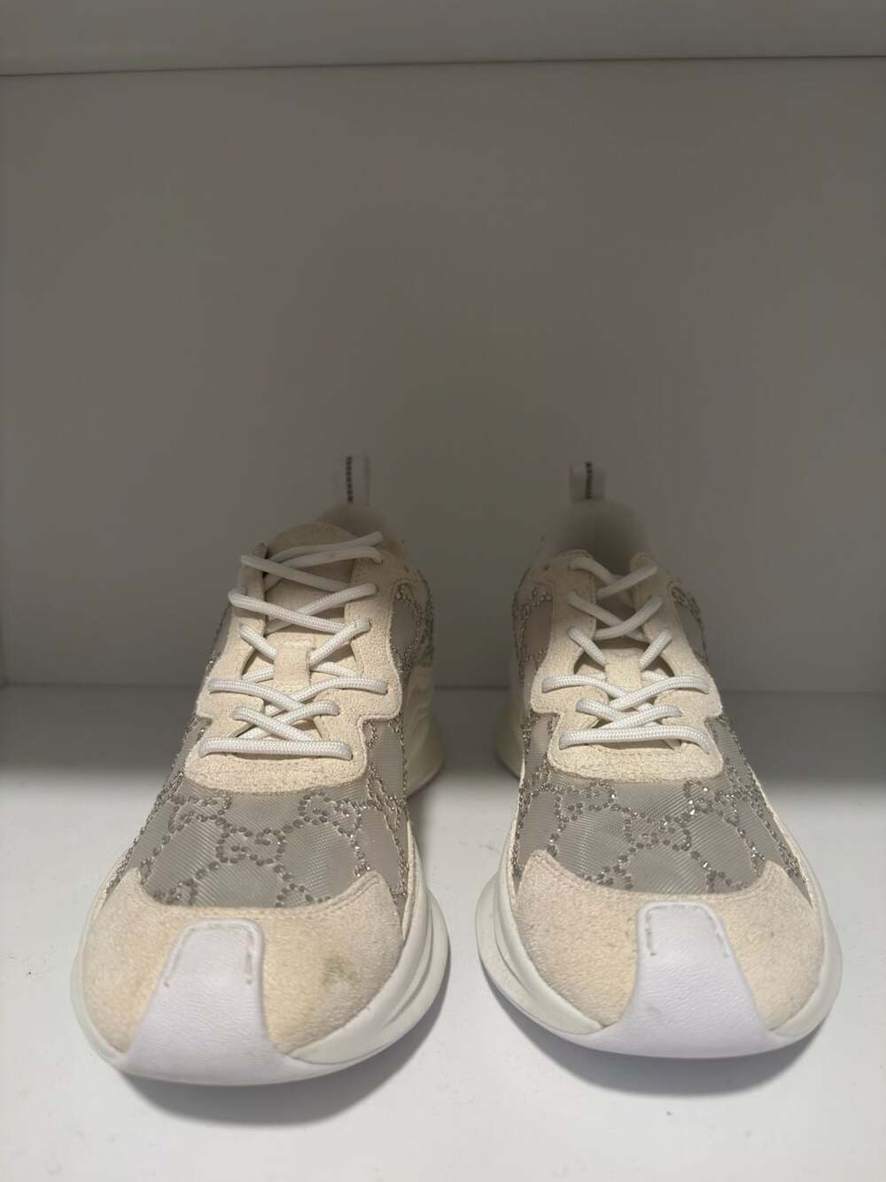 Gucci Sneaker 'GG Crystal - White' - WMNS SIZE 7 US - Picture 2 of 6